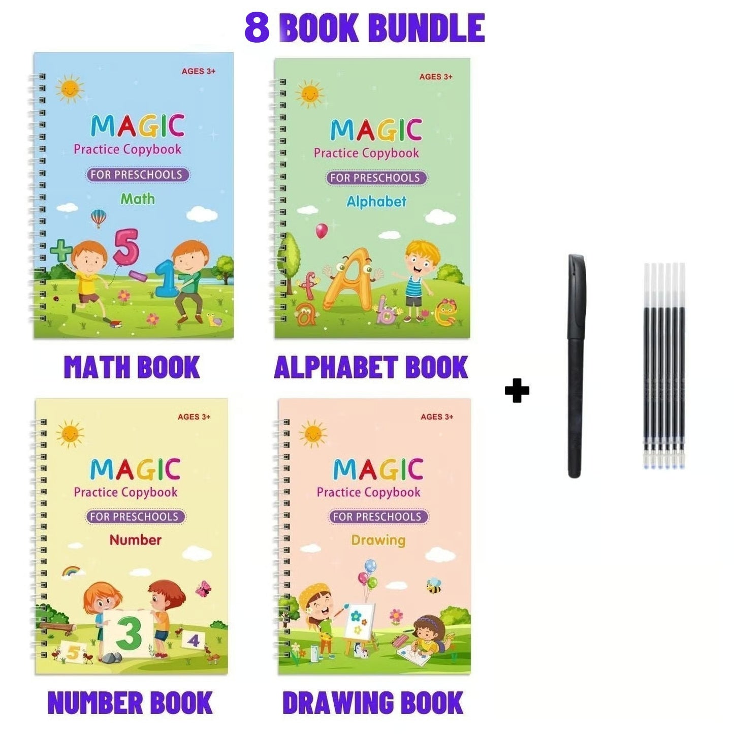 Learning Handwriting Book (Set of 4)