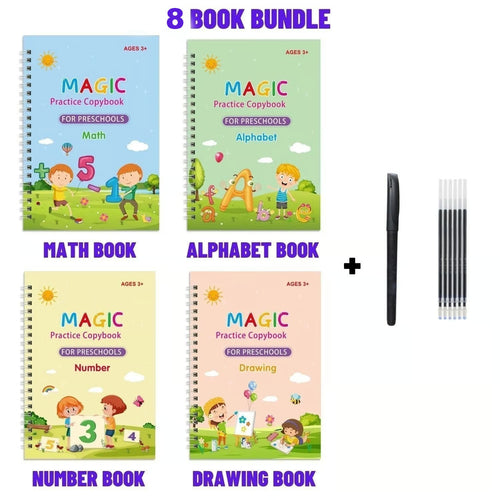 Learning Handwriting Book (Set of 4)